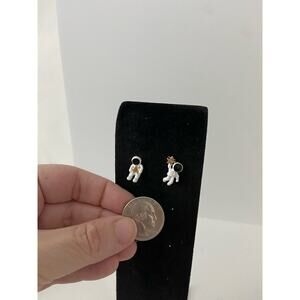 Astronaut earrings